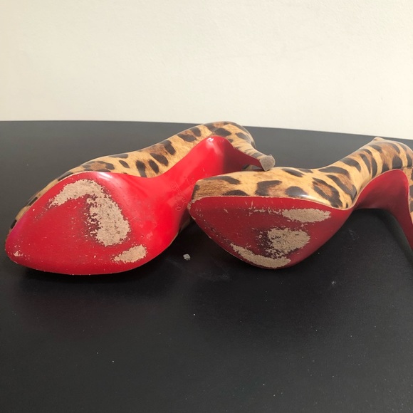 Christian Louboutin Leopard Print Pumps - Picture 3 of 5